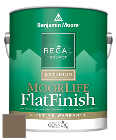 Benjamin Moore W105 Regal Select Exterior Paint-MoorLife Flat Finish краска цвет AF-115 