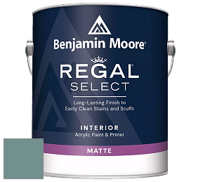 Benjamin Moore 548 IRegal Select Interior Paint - Matte краска цвет 712 Fort Pierce Green