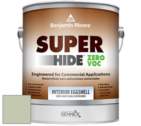 Benjamin Moore 357 Super Hide Zero Voc Interior Eggshell краска цвет 438 Spring Valley