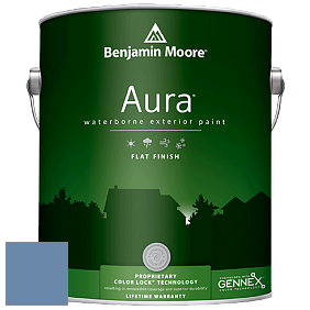 Benjamin Moore Aura 629 Waterborne Exterior Flat Finish краска цвет 824 Yin Yang