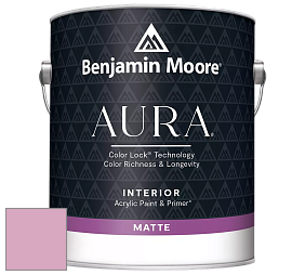 Benjamin Moore Aura 522 Interior Paint - Matte краска цвет 2085-50 Strawberry