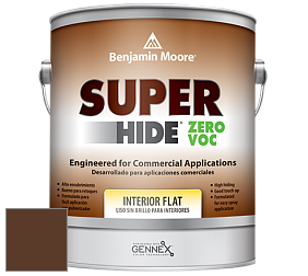 Benjamin Moore 355 Super Hide Zero Voc Interior Flat краска цвет RAL 8011 