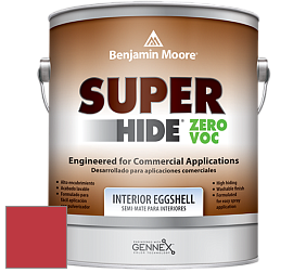 Benjamin Moore 357 Super Hide Zero Voc Interior Eggshell краска цвет 2002-10 Vermilion