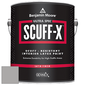 Benjamin Moore 486 Ultra Spec SCUFF-X Interior Satin Finish краска цвет 2112-50 Stormy Monday