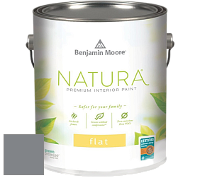 Benjamin Moore 512 Natura Interior Flat Finish матовая краска цвет 1615 Rock Gray