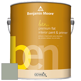 Benjamin Moore Ben W625 Premium Interior Latex Flat краска цвет AF-470 