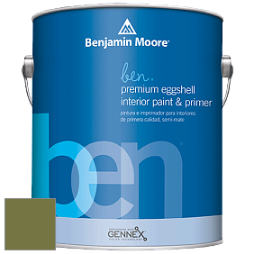 Benjamin Moore Ben W626 Premium Interior Latex Eggshell краска цвет 2145-10 Avocado
