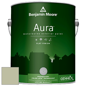 Benjamin Moore Aura 629 Waterborne Exterior Flat Finish краска цвет 480 Lily Pad