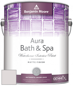 Benjamin Moore Aura 532 Bath & Spa Waterborne Interior Paint Matte Finish краска цвет 2113-70 Antique Pearl