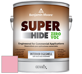 Benjamin Moore 357 Super Hide Zero Voc Interior Eggshell краска цвет 2002-50 Tickled Pink