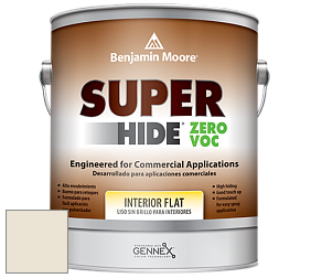 Benjamin Moore 355 Super Hide Zero Voc Interior Flat краска цвет 939 Royal Silk