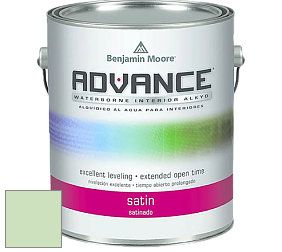 Benjamin Moore 792 Advance Interior Paint-Satin эмаль цвет 548 Pastel Green