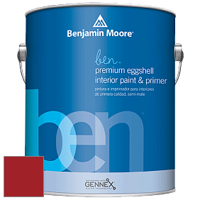 Benjamin Moore Ben W626 Premium Interior Latex Eggshell краска цвет RAL 3001 