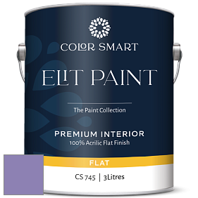 COLOR SMART CS 745 ELIT PAINT глубокоматовая моющаяся краска цвет 1398 Charmed Violet
