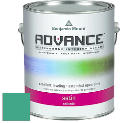 Benjamin Moore 792 Advance Interior Paint-Satin эмаль цвет 607 Albuquerque Teal