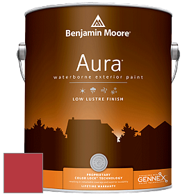 Benjamin Moore Aura 634 Waterborne Exterior Low Lustre Finish краска цвет 2000-10 Red
