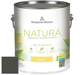 Benjamin Moore 512 Natura Interior Flat Finish матовая краска цвет RAL 7022 