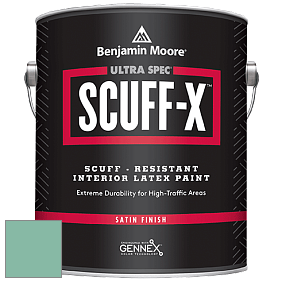 Benjamin Moore 486 Ultra Spec SCUFF-X Interior Satin Finish краска цвет 621 Eucalyptus