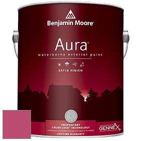 Benjamin Moore Aura 631 Waterborne Exterior Satin Finish краска цвет 2086-30 Rosy Blush
