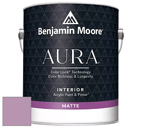 Benjamin Moore Aura 522 Interior Paint - Matte краска цвет 1370 Victorian Purple