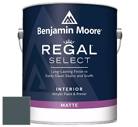 Benjamin Moore 548 IRegal Select Interior Paint - Matte краска цвет 1652 Navy Masterpiece