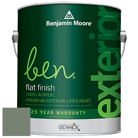 Benjamin Moore Ben 541 Waterborne Exterior Flat Finish краска цвет AF-475 