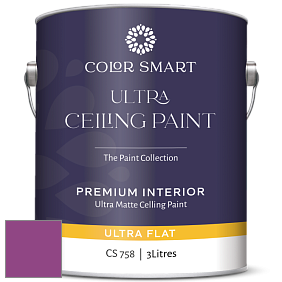 COLOR SMART CS 758 ULTRA CEILING PAINT ультраматовая краска цвет RAL 4008 