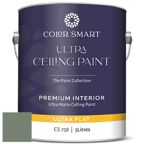 COLOR SMART CS 758 ULTRA CEILING PAINT ультраматовая краска цвет AF-475 