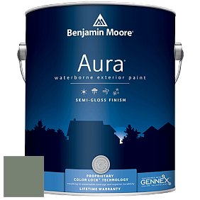 Benjamin Moore Aura 632 Waterborne Exterior Semi-Gloss Finish краска цвет AF-475 
