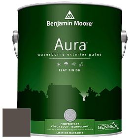 Benjamin Moore Aura 629 Waterborne Exterior Flat Finish краска цвет 2112-20 Brown Sugar