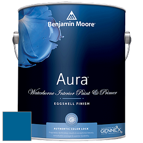 Benjamin Moore Aura 524 Waterborne Interior Eggshell Finish краска цвет NCS S 3560-R90B 