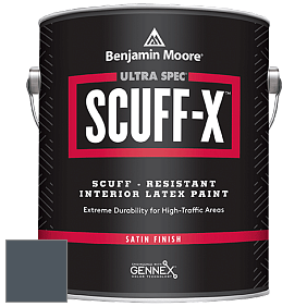 Benjamin Moore 486 Ultra Spec SCUFF-X Interior Satin Finish краска цвет 2129-30 Blue Note