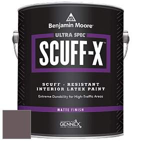Benjamin Moore 484 Ultra Spec SCUFF-X Interior Matte Finish краска цвет 2114-30 Desert Shadows