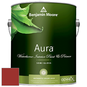 Benjamin Moore Aura 528 Waterborne Interior Semi-gloss Finish краска цвет RAL 3013 