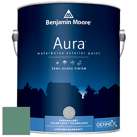 Benjamin Moore Aura 632 Waterborne Exterior Semi-Gloss Finish краска цвет 642 Palm Trees