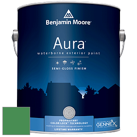 Benjamin Moore Aura 632 Waterborne Exterior Semi-Gloss Finish краска цвет 574 Once Upon a Time