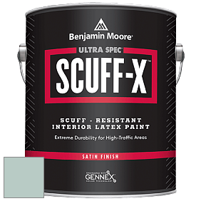Benjamin Moore 486 Ultra Spec SCUFF-X Interior Satin Finish краска цвет 709 Heavenly Blue