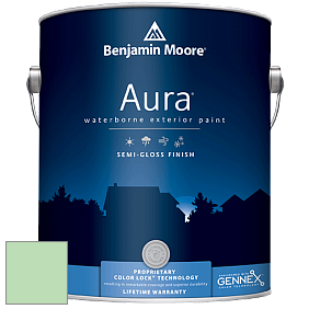 Benjamin Moore Aura 632 Waterborne Exterior Semi-Gloss Finish краска цвет 570 Grassy Meadows