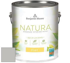 Benjamin Moore 512 Natura Interior Flat Finish матовая краска цвет 1466 Smoke Embers