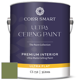 COLOR SMART CS 758 ULTRA CEILING PAINT ультраматовая краска цвет NCS S 4040-G40Y 