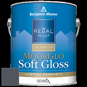 Benjamin Moore W096 Regal Select Exterior Paint-Moor GloSoft Gloss Finish краска цвет AF-565 