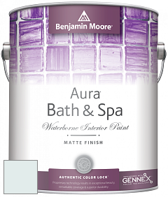 Benjamin Moore Aura 532 Bath & Spa Waterborne Interior Paint Matte Finish краска цвет NCS S 0505-B50G 
