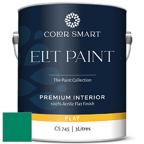 COLOR SMART CS 745 ELIT PAINT глубокоматовая моющаяся краска цвет NCS S 3060-B90G 