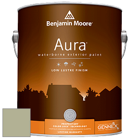Benjamin Moore Aura 634 Waterborne Exterior Low Lustre Finish краска цвет AF-440 