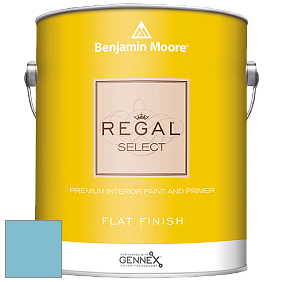 Benjamin Moore 547 Regal Select Waterborne Interior Flat Finish краска цвет 773 Athenian Blue