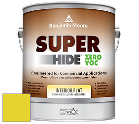 Benjamin Moore 355 Super Hide Zero Voc Interior Flat краска цвет NCS S 0570-G80Y 