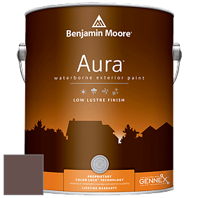 Benjamin Moore Aura 634 Waterborne Exterior Low Lustre Finish краска цвет 2113-30 Bison Brown