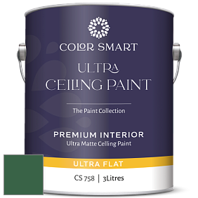 COLOR SMART CS 758 ULTRA CEILING PAINT ультраматовая краска цвет 2040-10 Rainforest Foliage