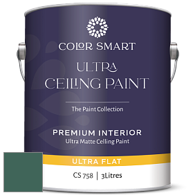 COLOR SMART CS 758 ULTRA CEILING PAINT ультраматовая краска цвет 651 Brazilian Rainforest