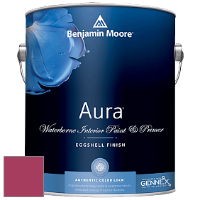 Benjamin Moore Aura 524 Waterborne Interior Eggshell Finish краска цвет 2079-20 Blushing Red